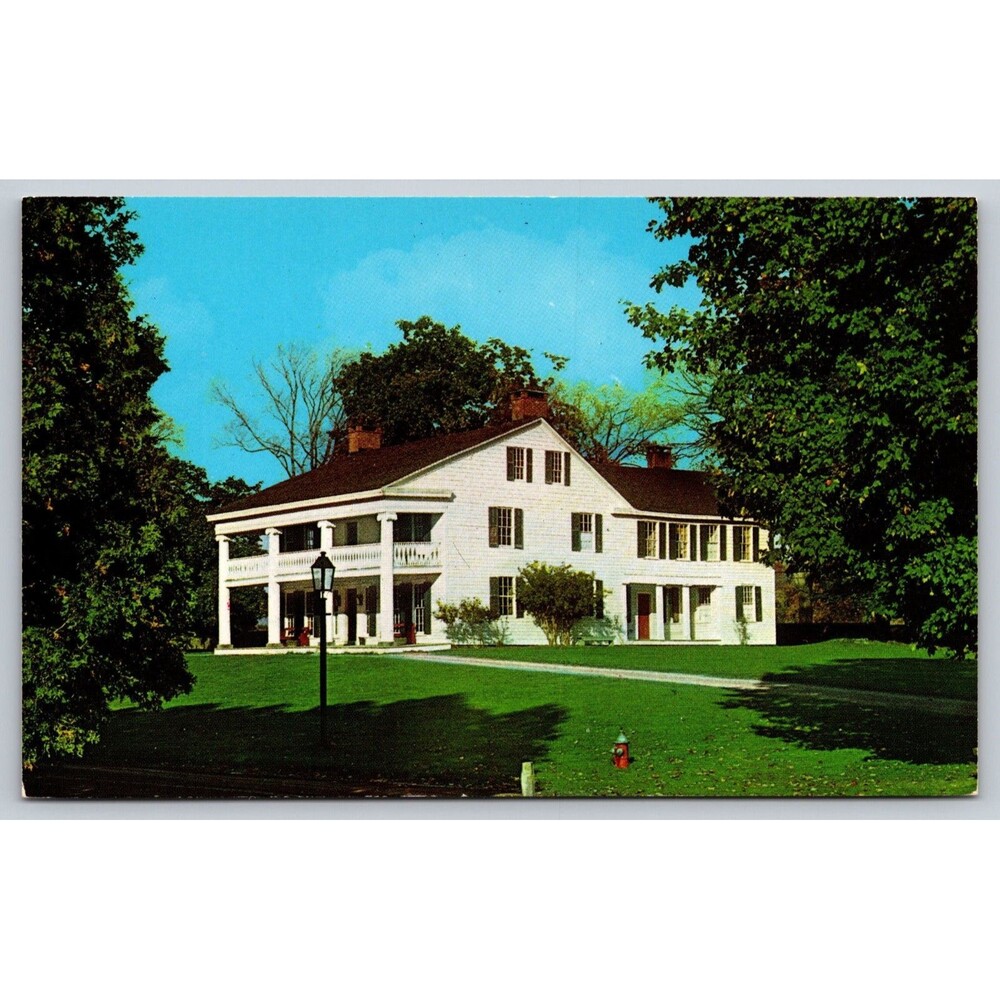 Postcard New York Cooperstown The Farmer's Museum Built 1800 Bump Tavern c1960s